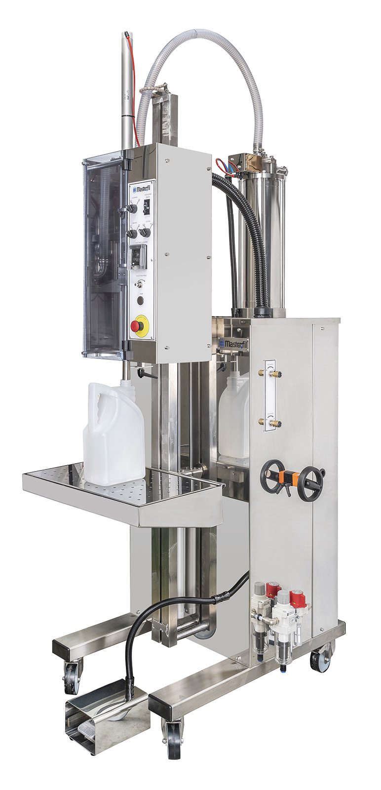 Adelphi Masterfil S5000-S Volumetric Semi-Automatic Filling Machine for Chemicals